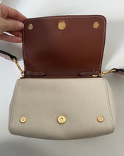 Load image into Gallery viewer, Burberry, Burberry crossbody, Burberry mini hackberry, mini hackberry, preloved, preluxe, preloved burberry, burberry sale, white crossbody
