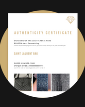 Load image into Gallery viewer, Authenticate First, Authentic handbags, handbags, authenticate a handbag, real authentication, legit grails, entrupy, bagoholics
