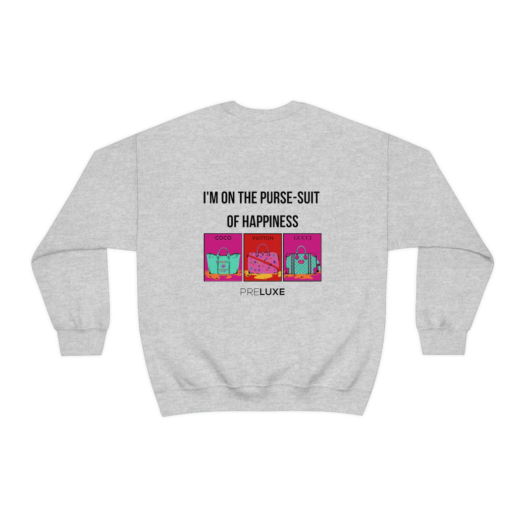 Purse-suit Colorful Unisex Crewneck Sweatshirt