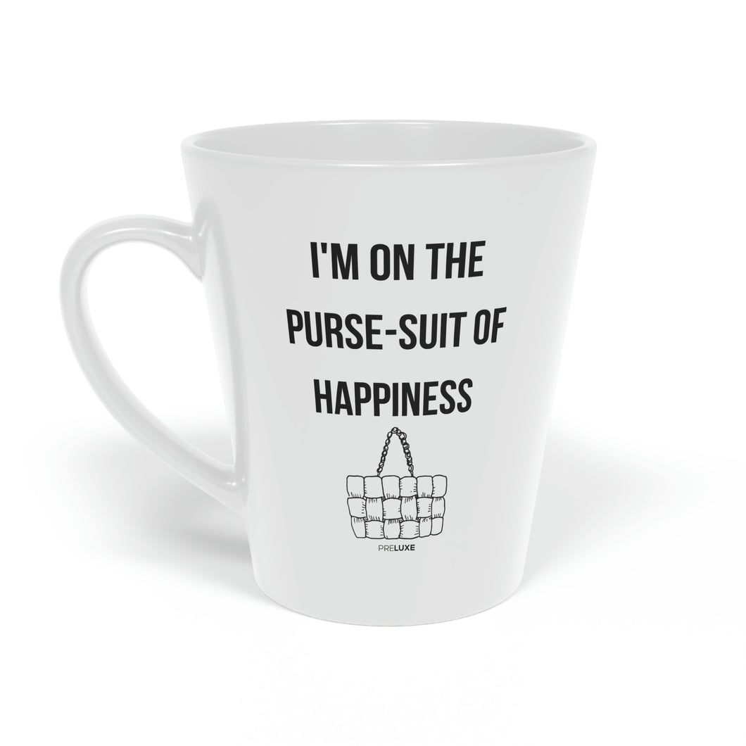 Purse-suit Latte Mug, 12oz