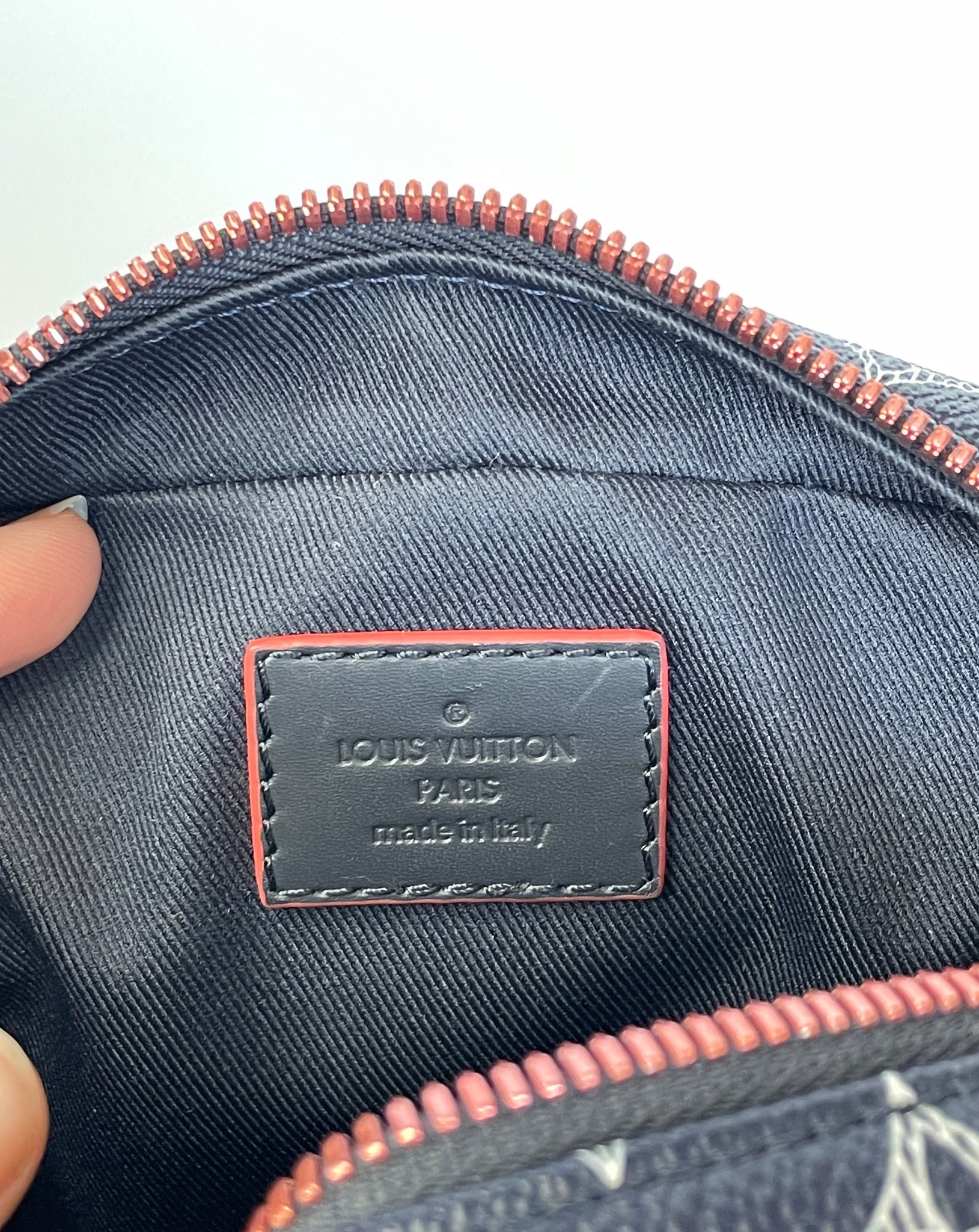 Louis Vuitton Danube Handbag Limited Edition Upside Down Monogram Ink PM  Blue 23217228