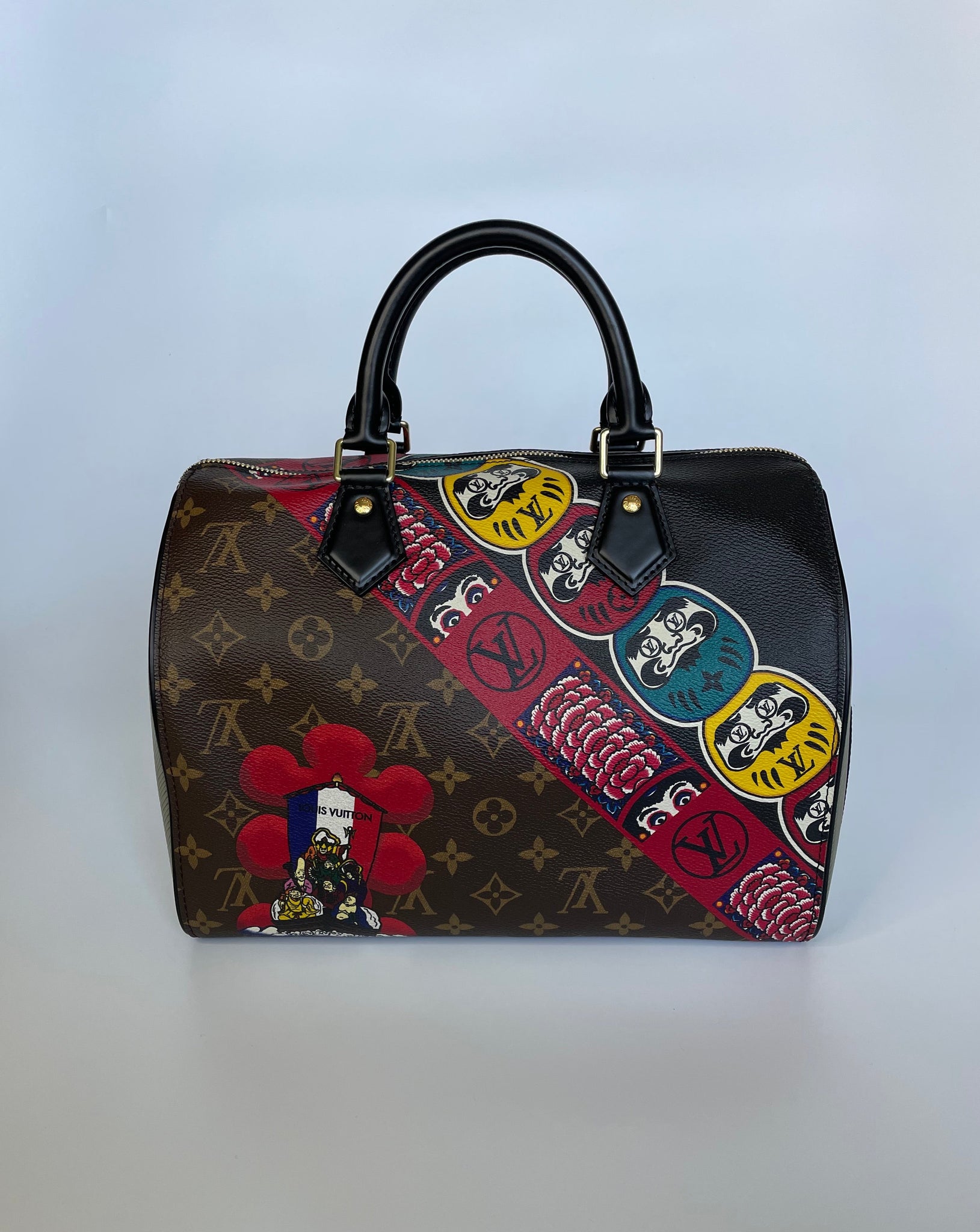 Louis Vuitton Speedy 30 Kabuki Bag Limited Edition Dustbag 