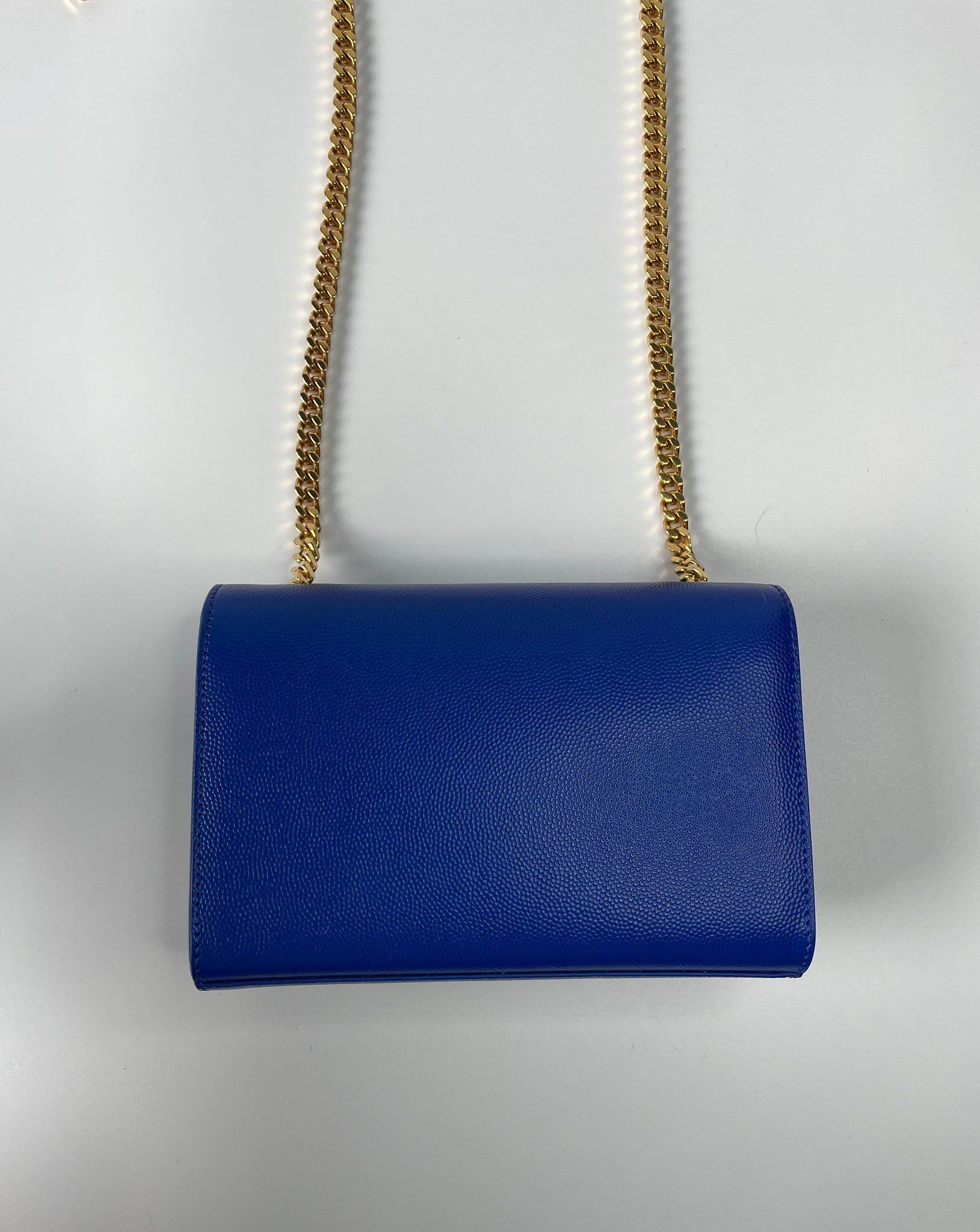 Royal blue ysl clutch Clearance