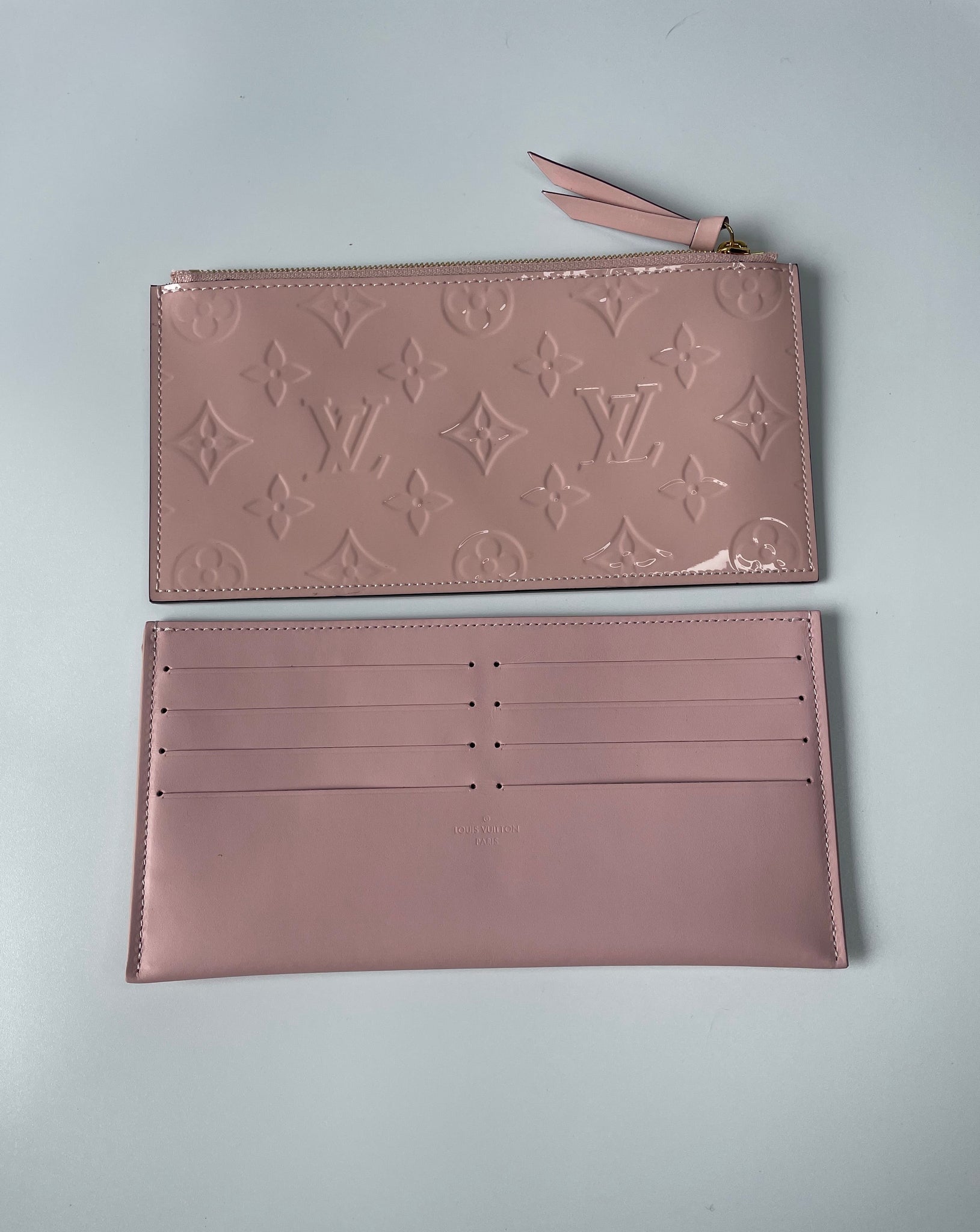 Louis Vuitton Monogram Vernis Pochette Felicie M64358 Pink Leather Patent  leather ref.916714 - Joli Closet
