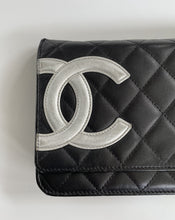 Load image into Gallery viewer, Chanel Cambon Wallet on a chain Black crossbody
