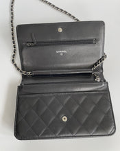 Load image into Gallery viewer, Chanel Cambon Wallet on a chain Black crossbody
